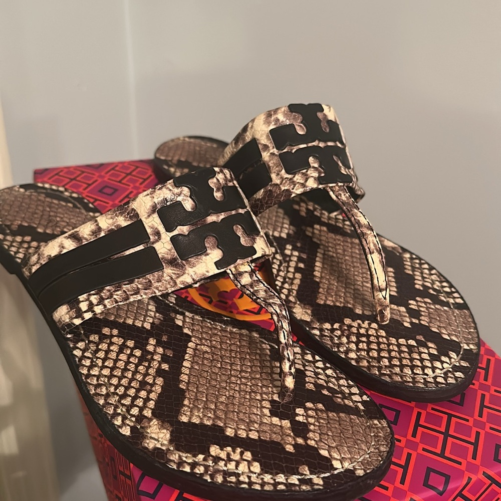 Tory Burch Snakeskin Sandals (7)